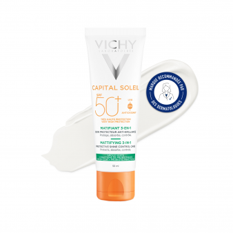 Capital Soleil Matifiant 3-en-1 SPF50+